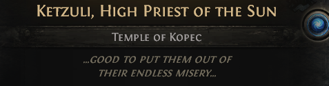 POE 2 Carry Run Early Access SC KETZULI, HIGH PRIEST OF THE SUN---ACT 3