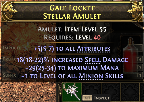 POE 2 Items Early Access SC Gale Locket Stellar Amulet#373403